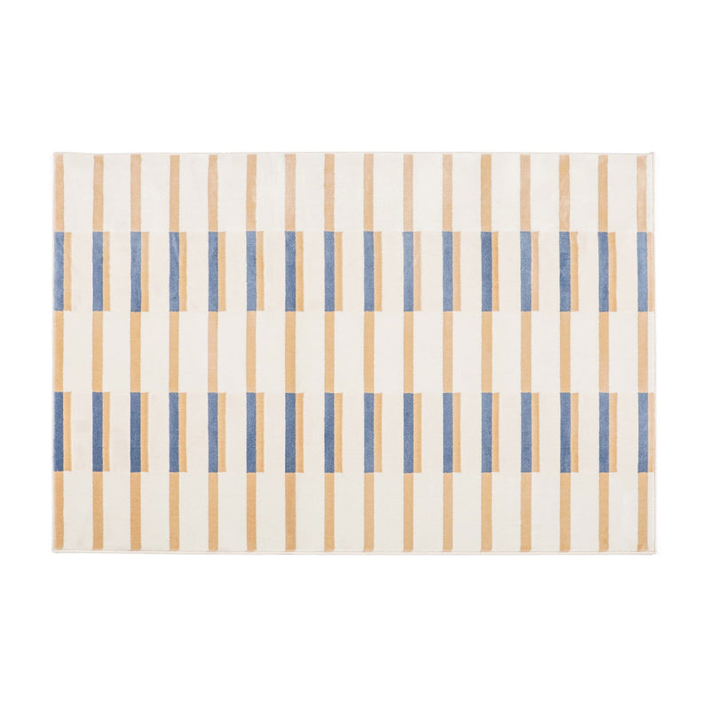 Mitte Rug Rhythm Line Large 2300 X 1600 Orange X Blue