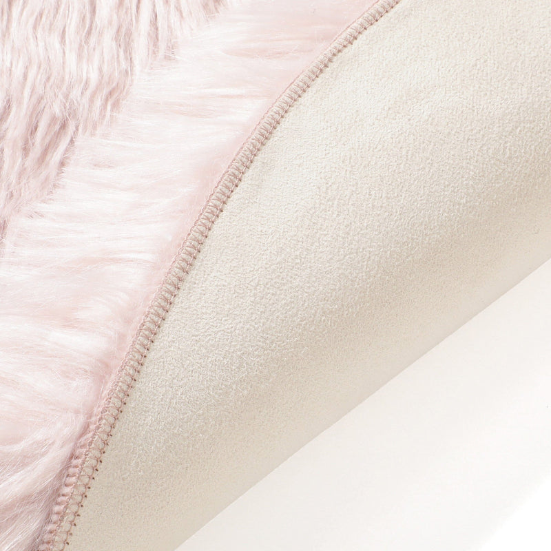 Farmo Round Rug Φ1000 Light Pink