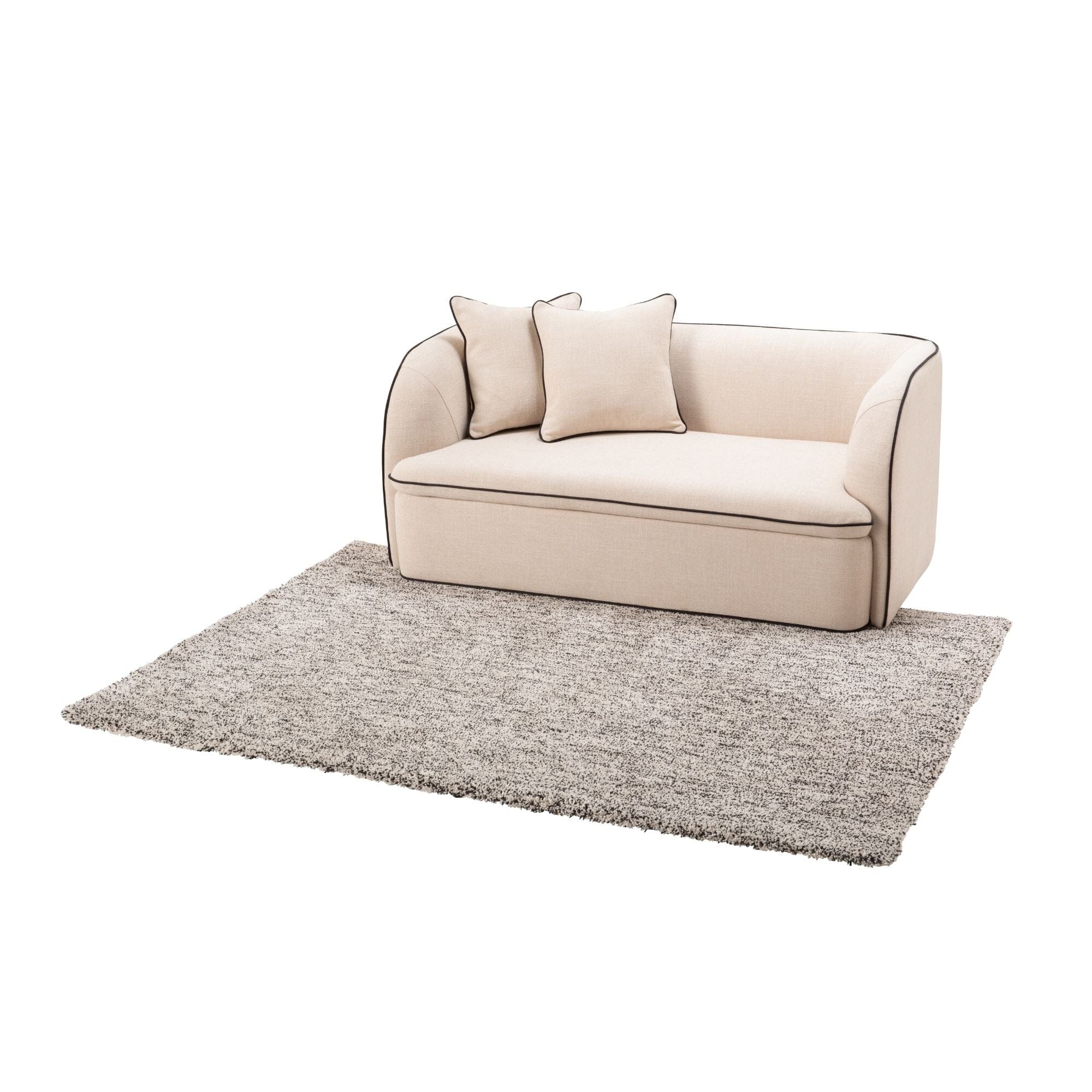 Filare Rug Meduim Ivory X Black