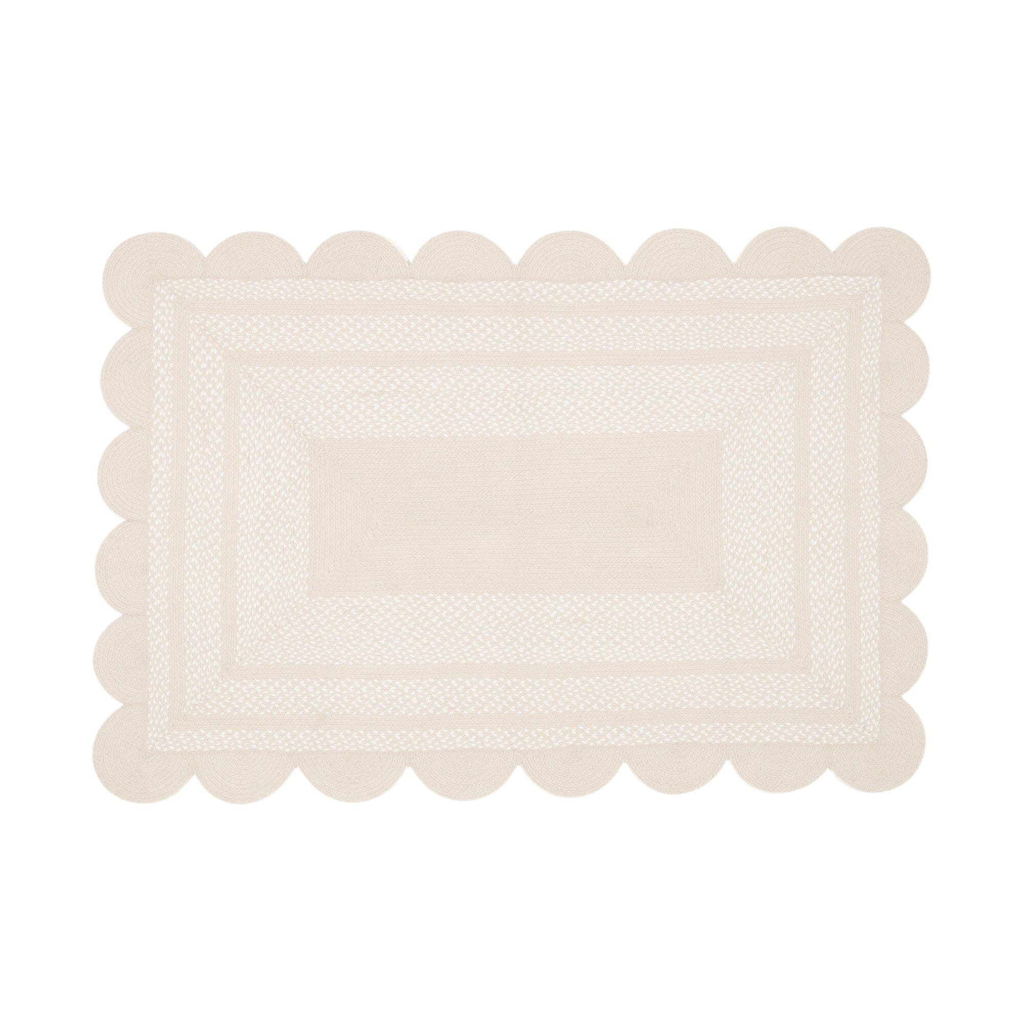 Maris Cotton Rug Medium Beige x White