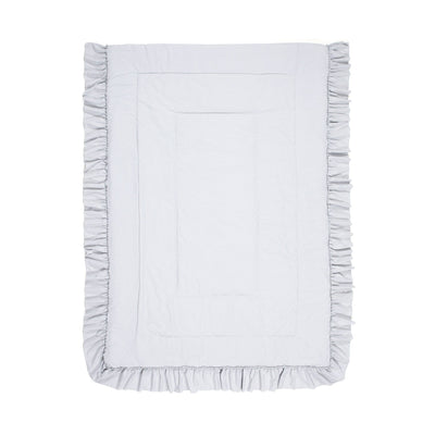 Fuwaro Cooling Quilt Frill Single Grey