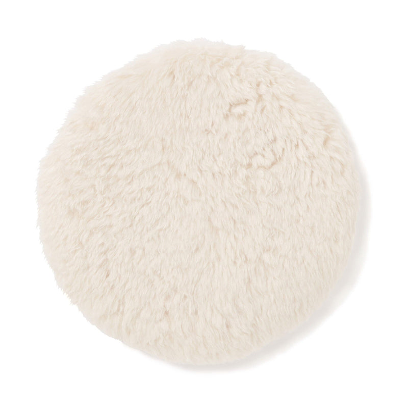 Peluche Seat Cushion Φ400 Ivory