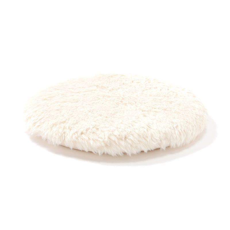 Peluche Seat Cushion Φ400 Ivory