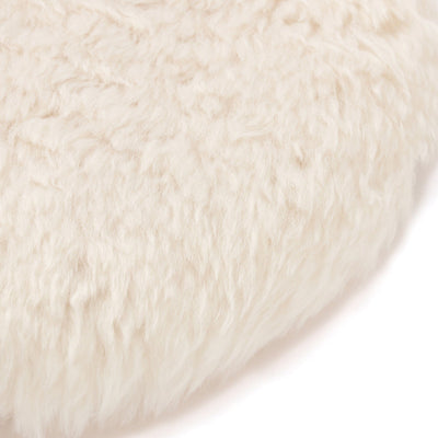 Peluche Seat Cushion Φ400 Ivory