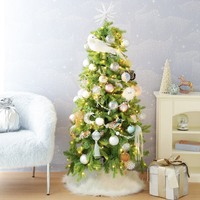 Decorative Box Cushion Light Gray X Gold