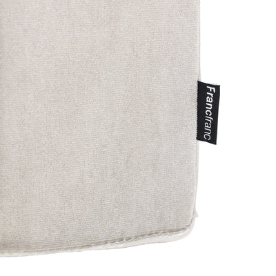 Decorative Box Cushion Light Gray X Gold