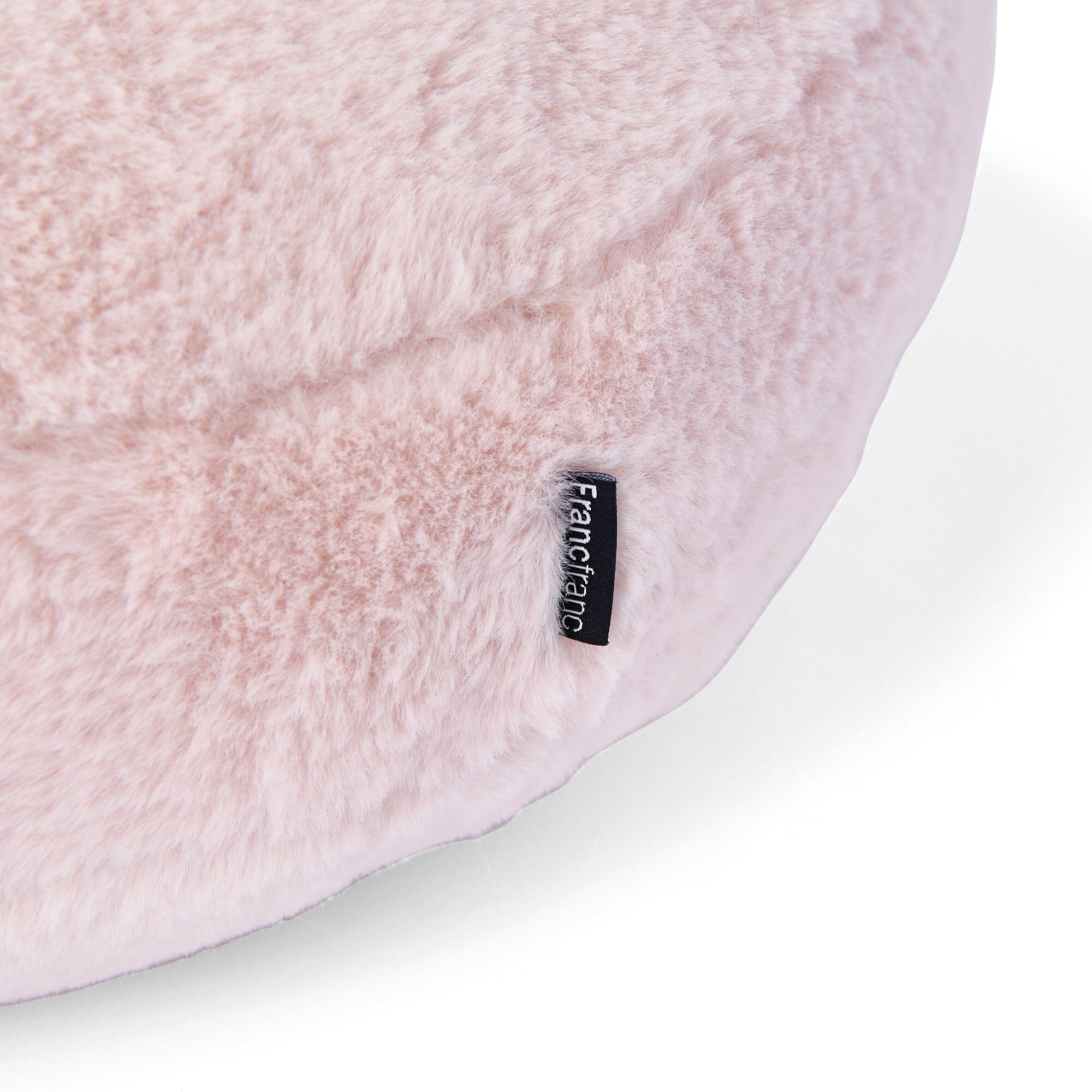 Mochimochi Cushion Eco Fur Φ400 Pink