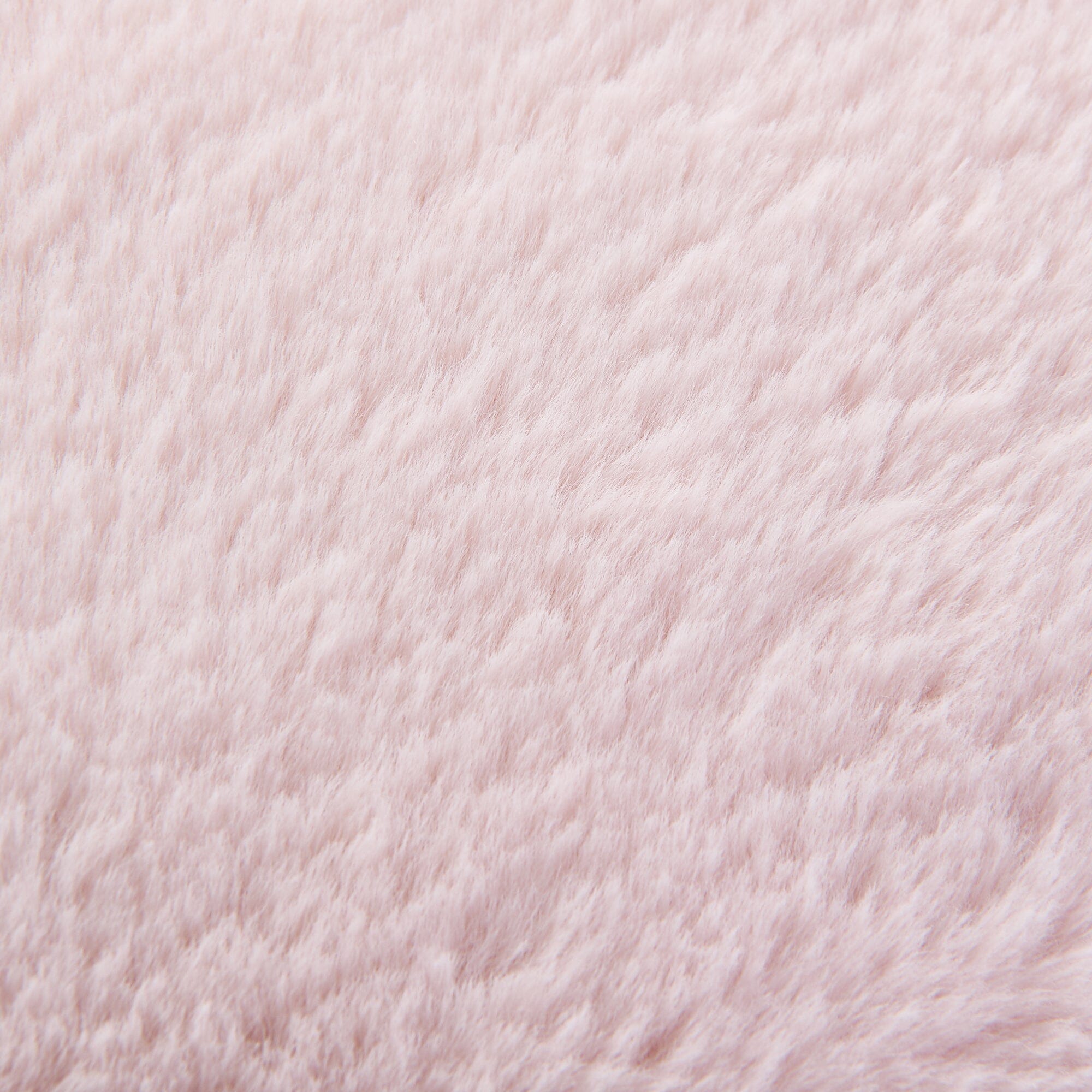 Mochimochi Cushion Eco Fur Φ400 Pink