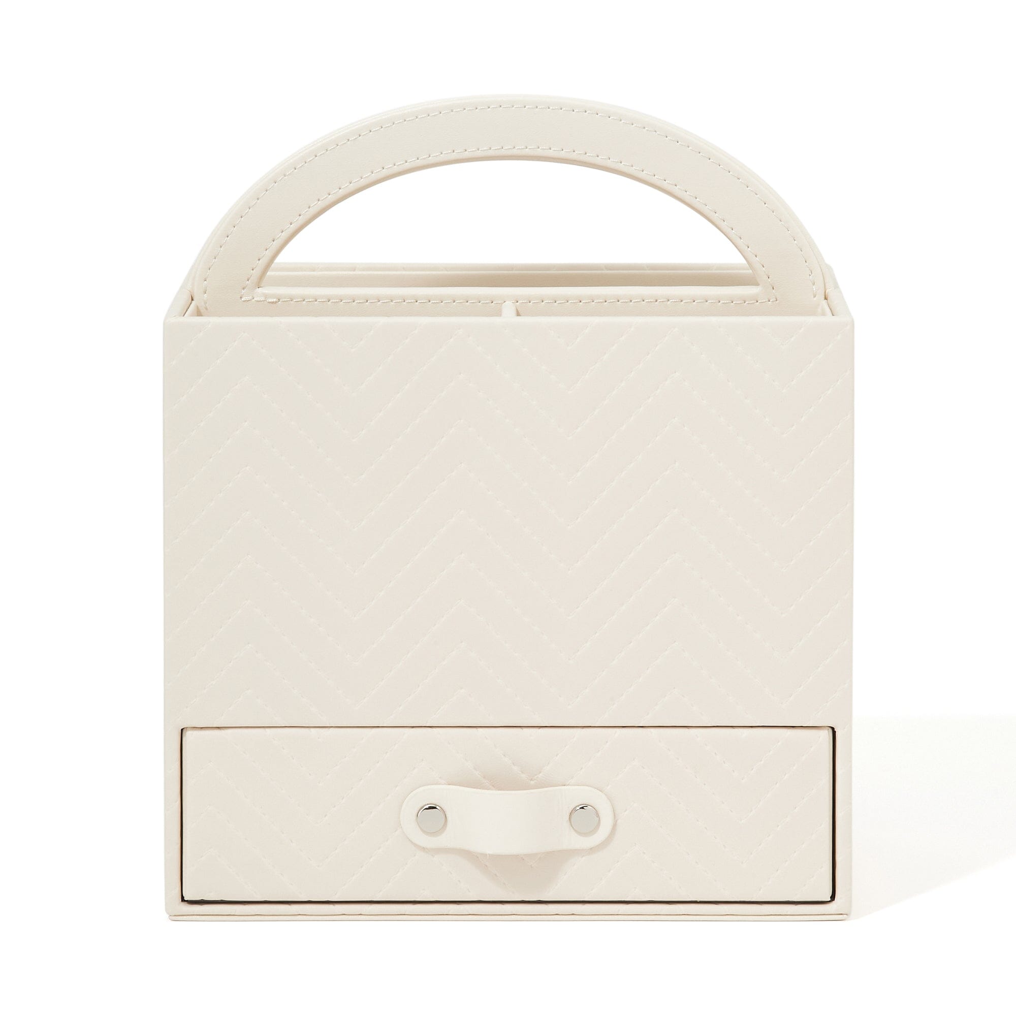 Quilting Desk Organizer Medium Ivory