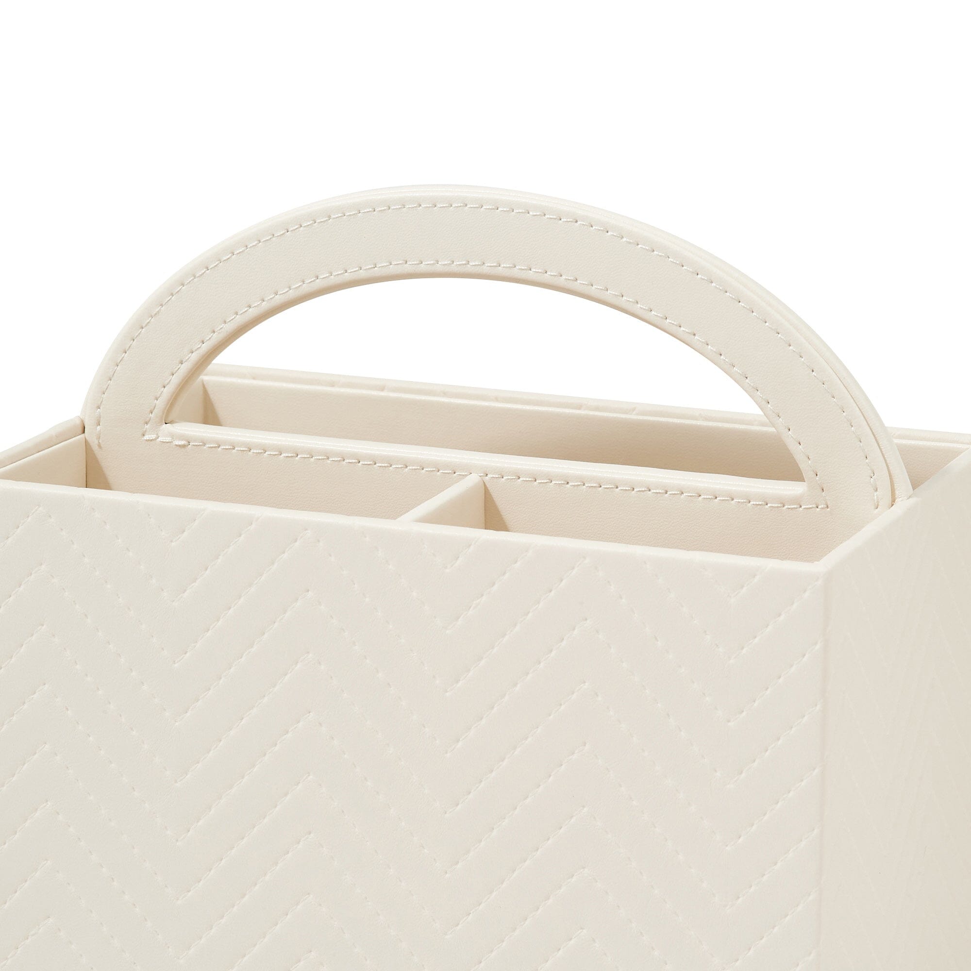 Quilting Desk Organizer Medium Ivory