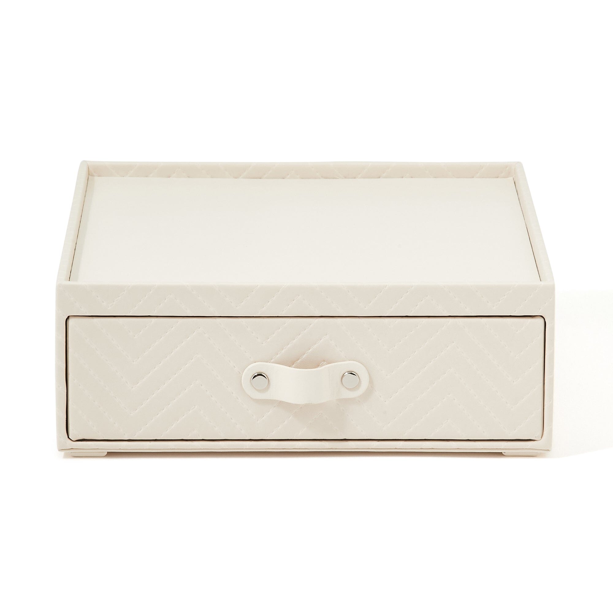 Quilting Stationery Box Large Ivory