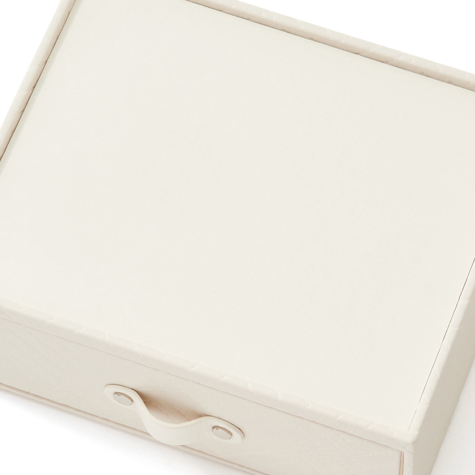 Quilting Stationery Box Medium Ivory