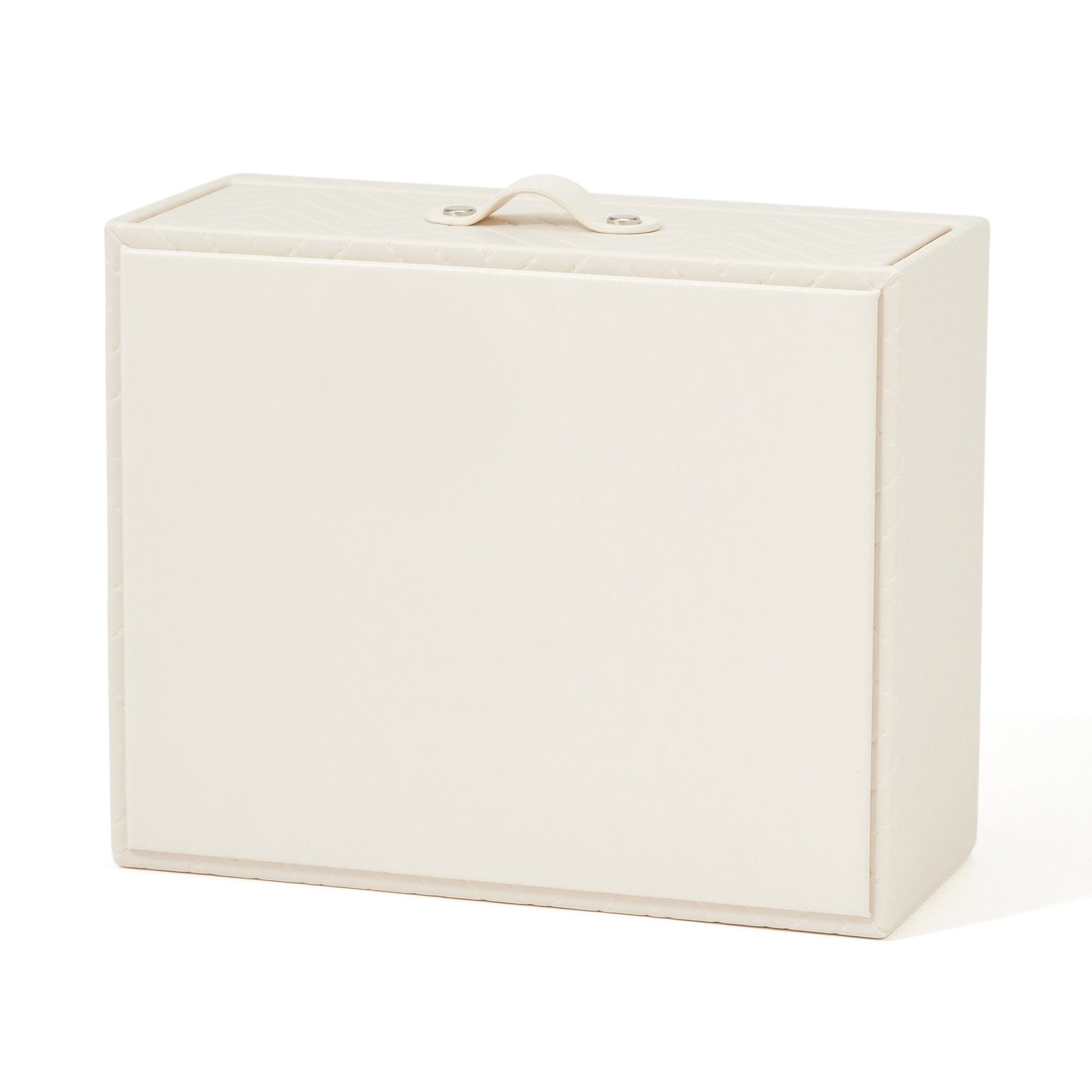 Quilting Stationery Box Medium Ivory