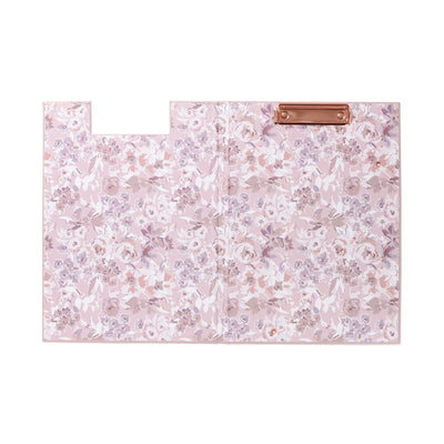 Petite Binder Flower Pink