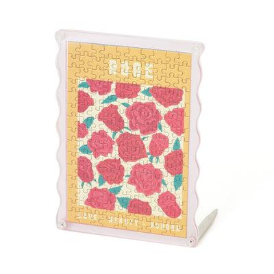 Flower Puzzle Frame Rose