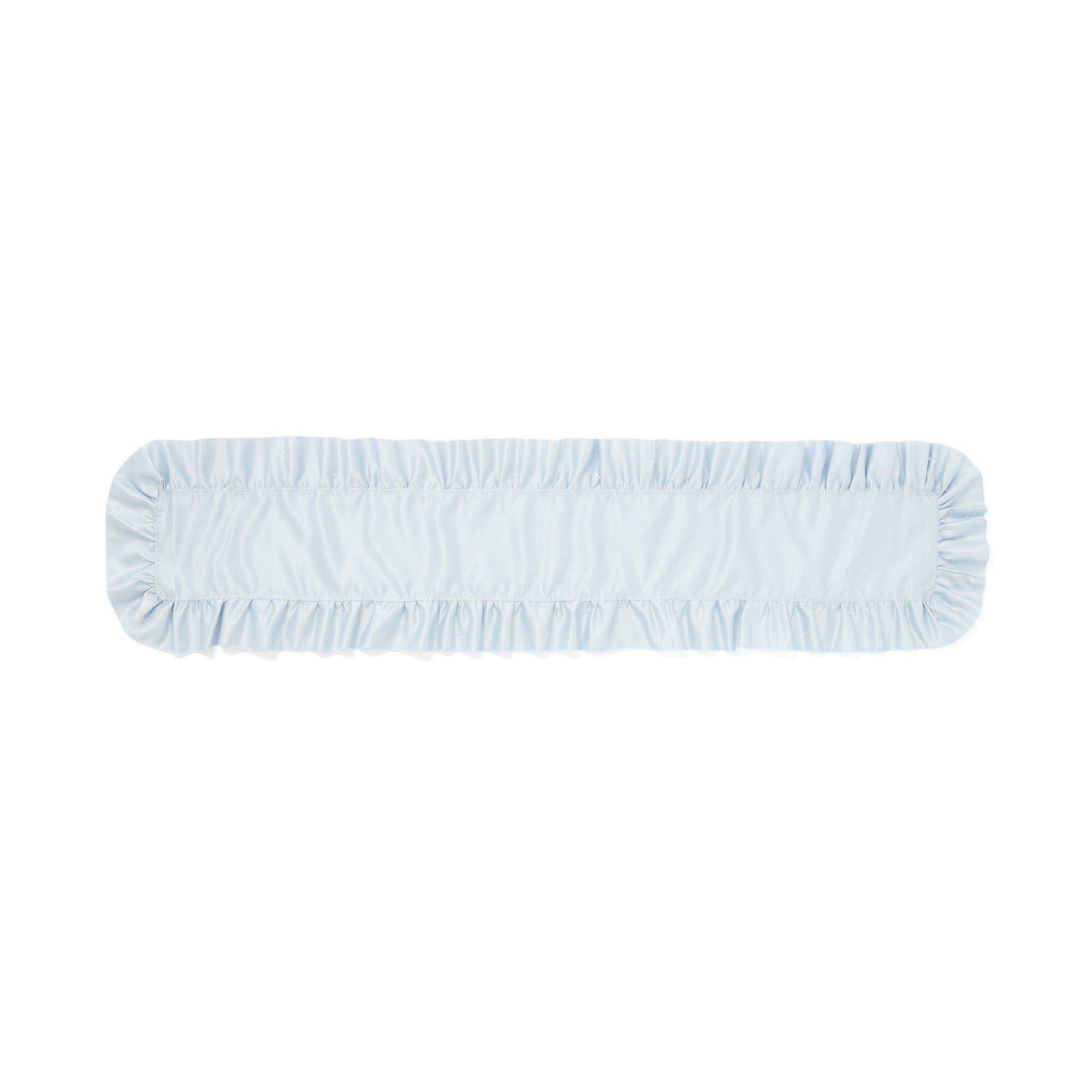 Frill Pearl Table Runner Light Blue