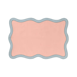 Bicolorwave Lunch mat  Pink × Blue