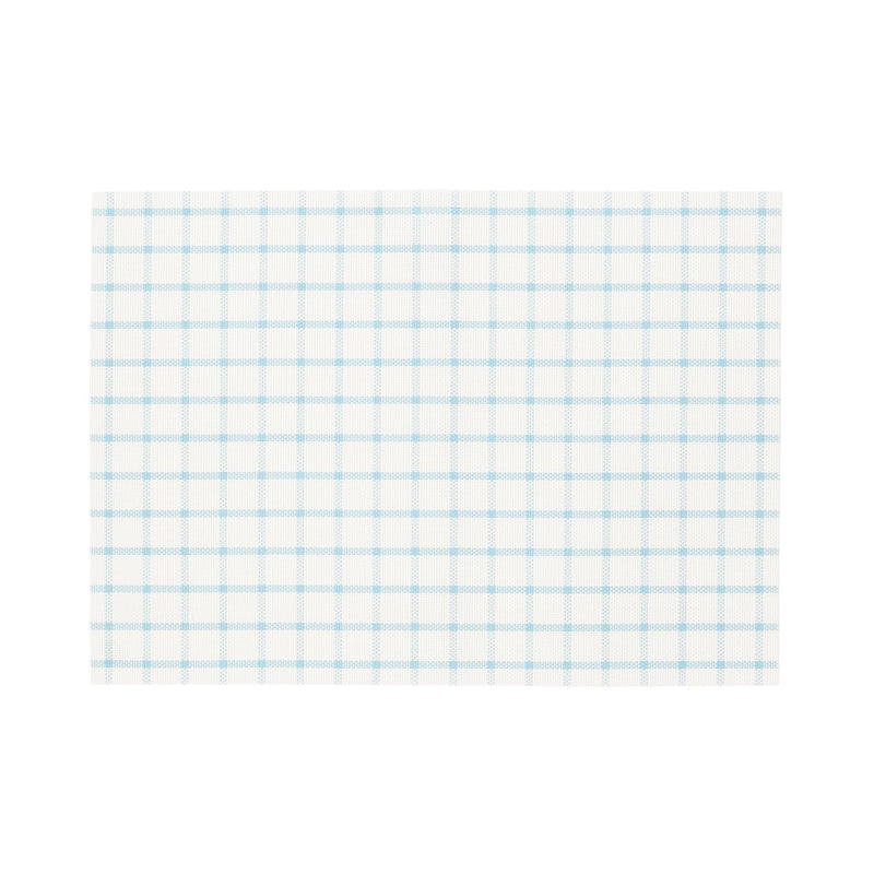 Windowpane Check Lunch Mat Blue
