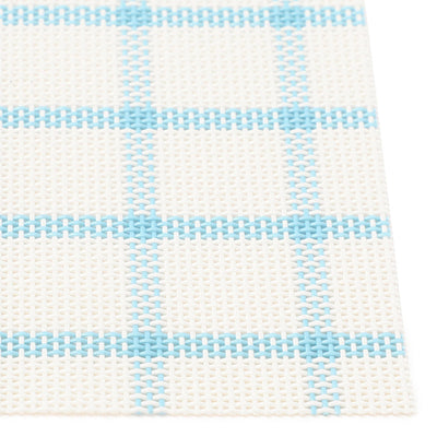 Windowpane Check Lunch Mat Blue