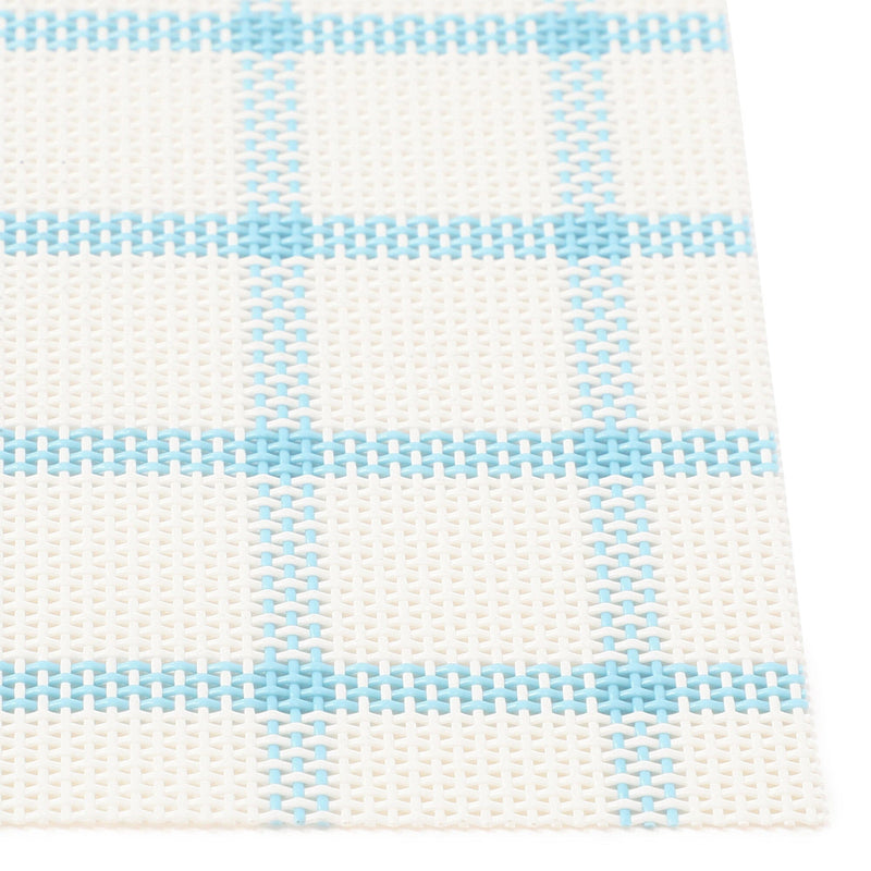 Windowpane Check Lunch Mat Blue