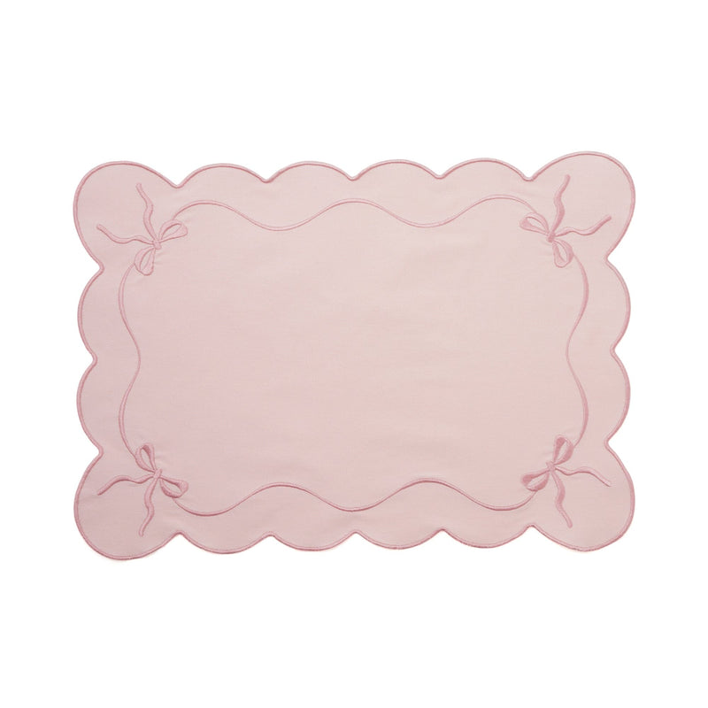Ribbon Lunch Mat Pink