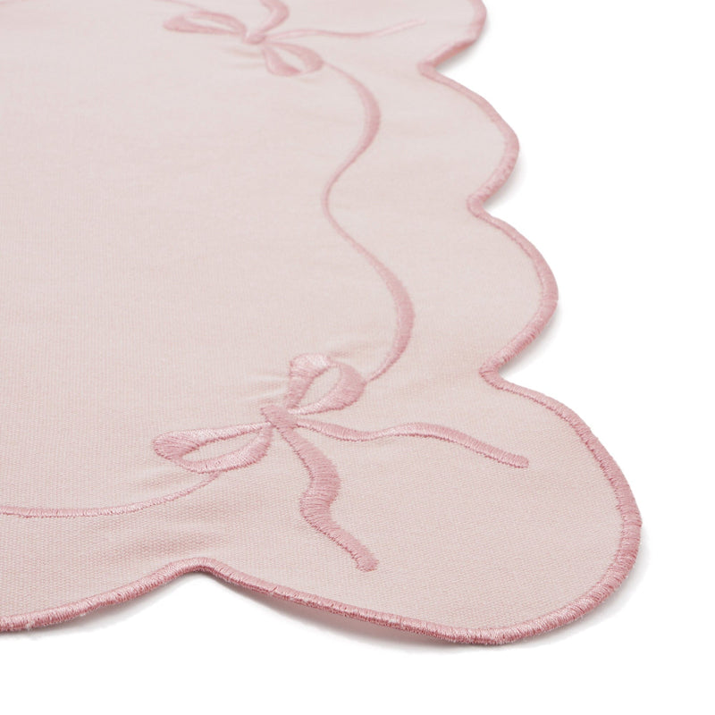 Ribbon Lunch Mat Pink