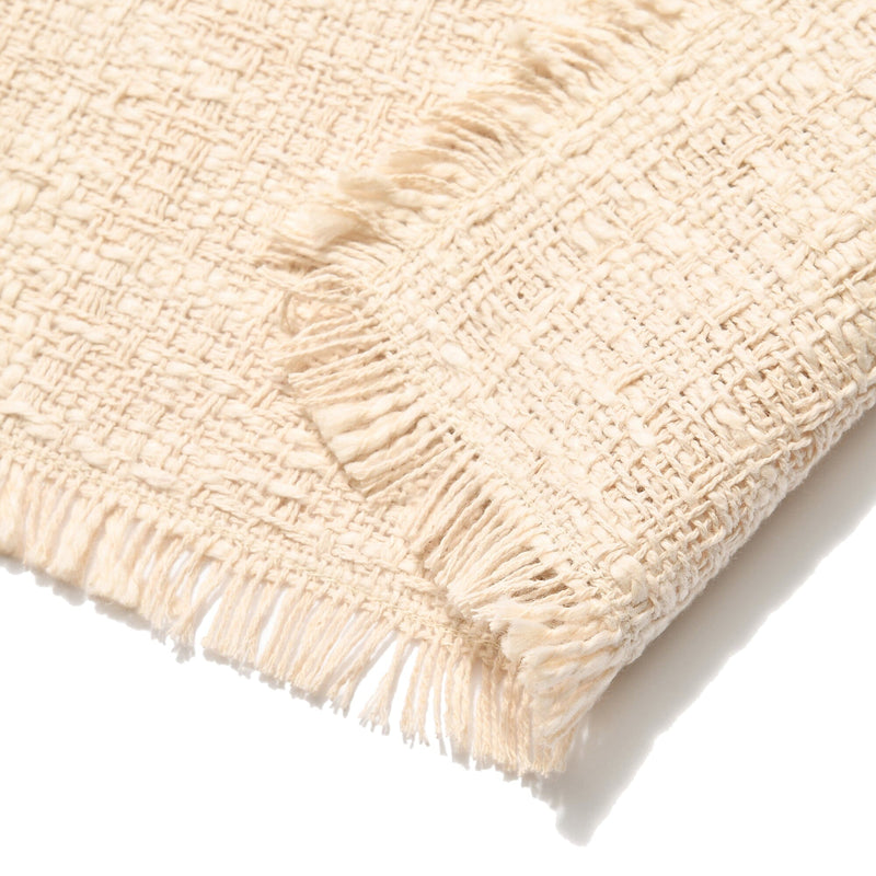 Fringe Table Lunch Mat Ivory
