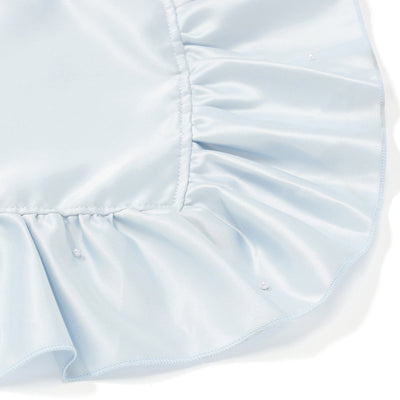 Frill Pearl Lunch Mat Light Blue