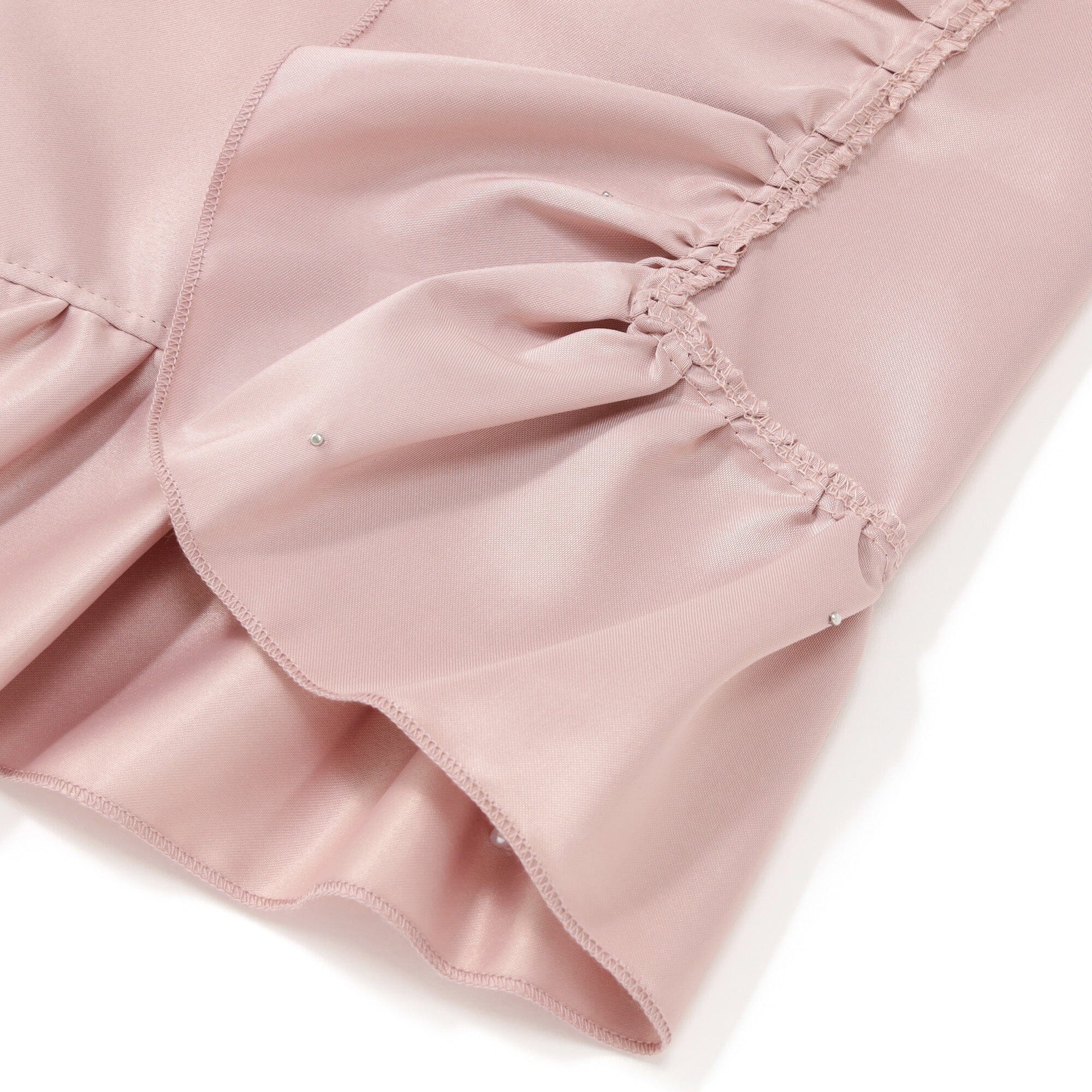 Frill Pearl Lunch Mat Pink