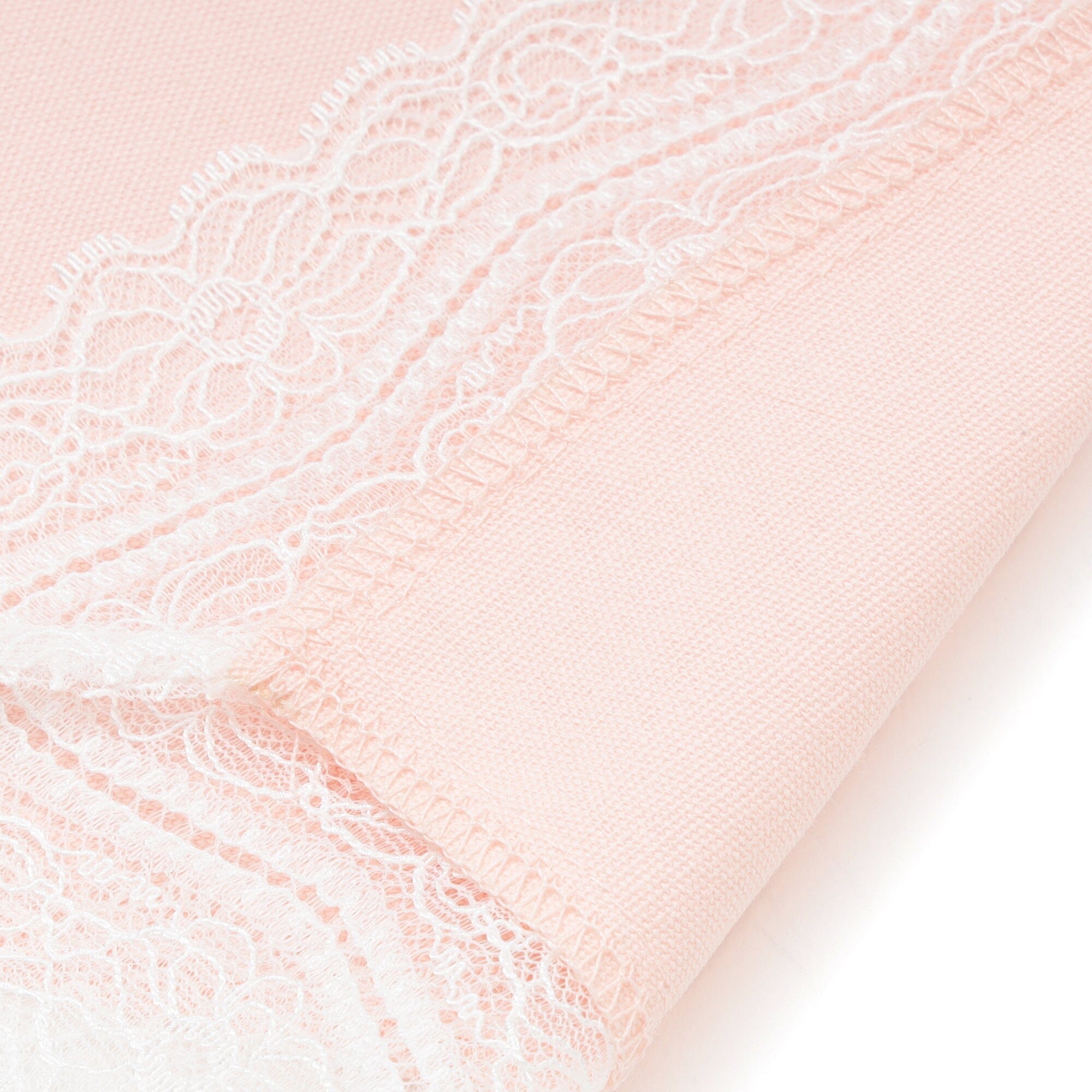 Lace Lunch Mat Pink