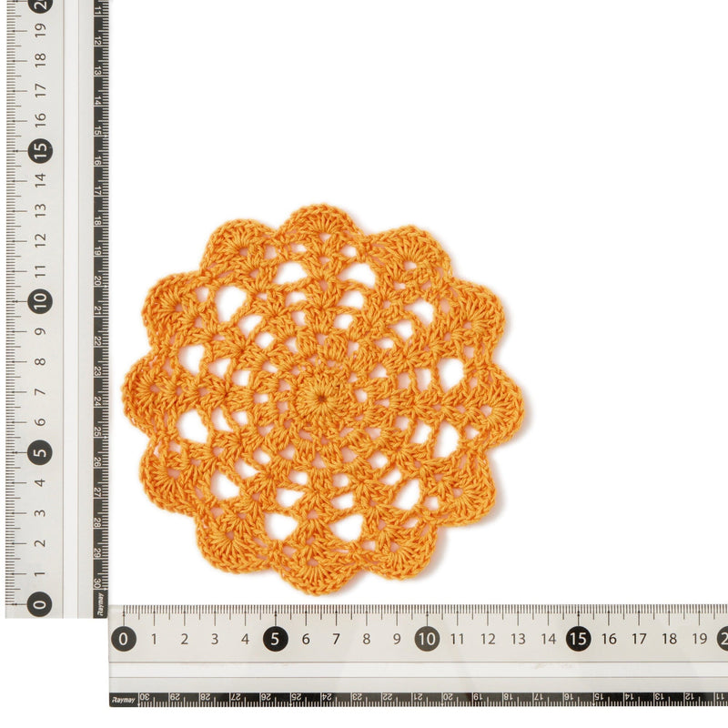 Crochet Coaster Orange