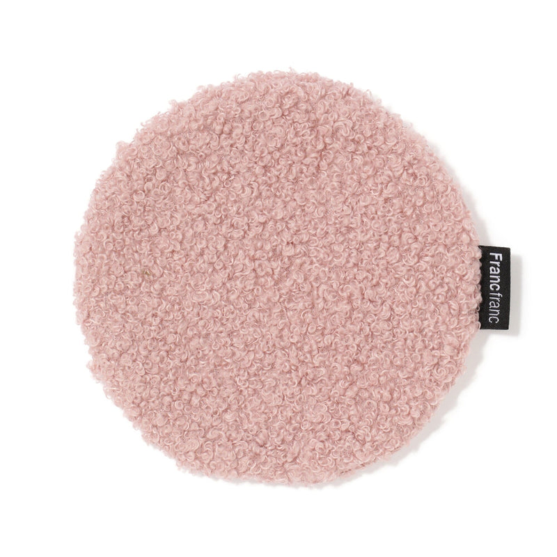 Boucle Coaster Pink