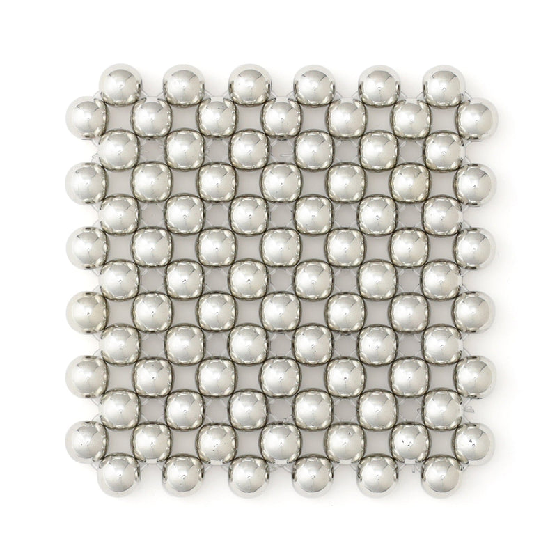 Bead Coaster Silver