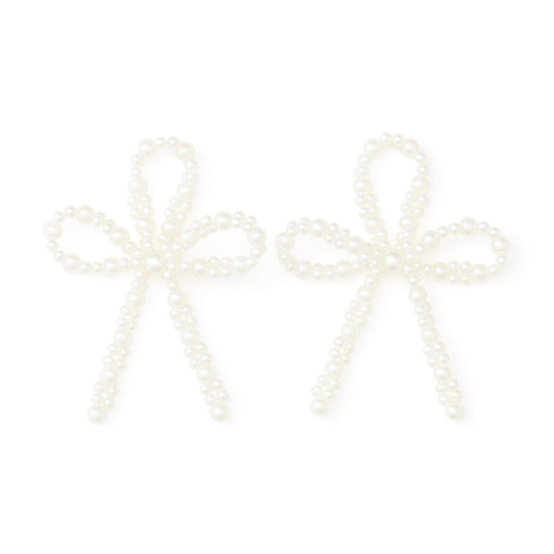 Napkin Rings 2pcs Pearl Ribbon
