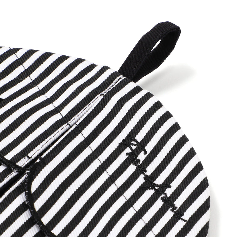 Scalloped Potholder Black