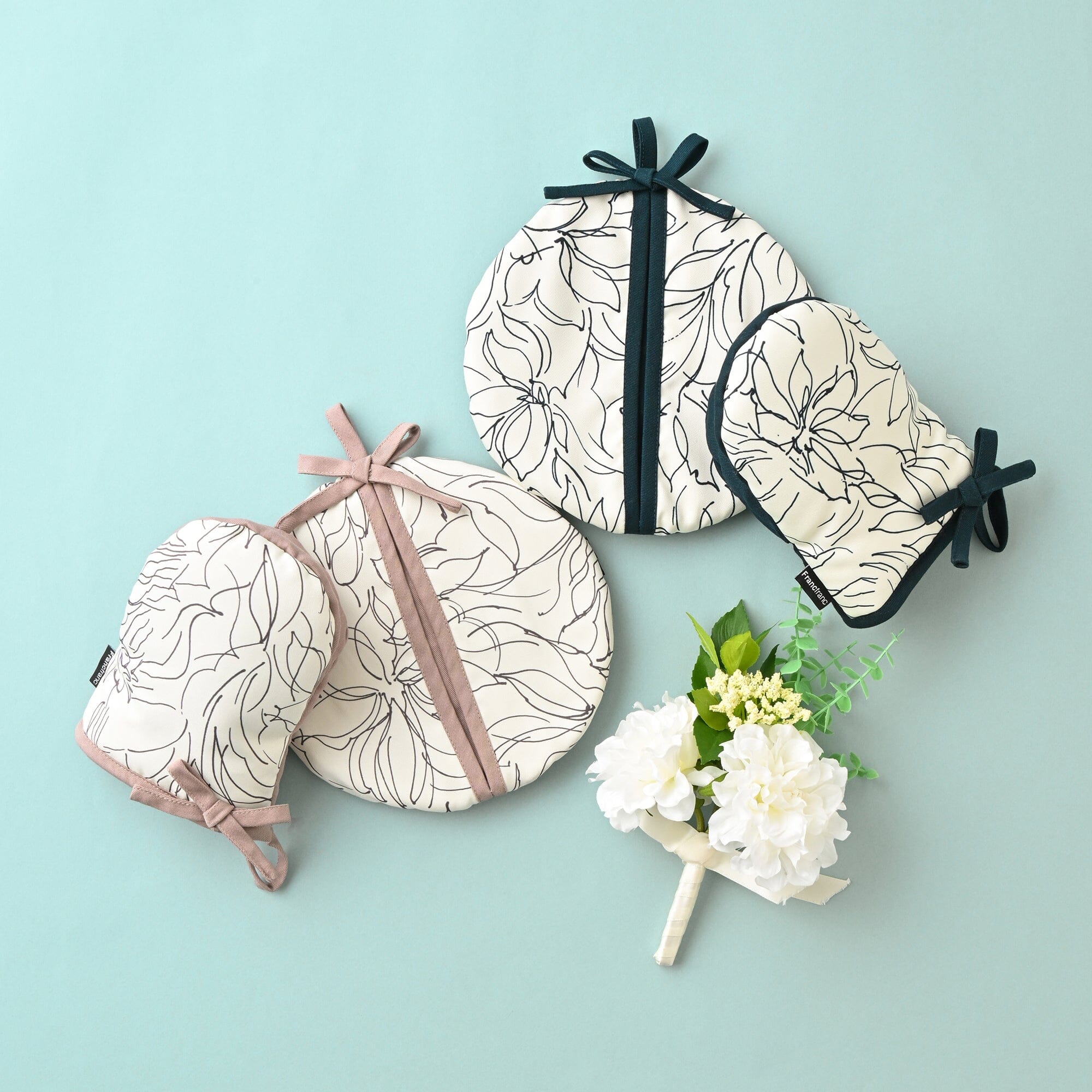 Ligne Pot Holder Blue