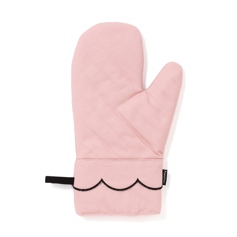 Scalloped Mittens Pink