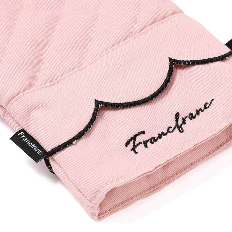 Scalloped Mittens Pink