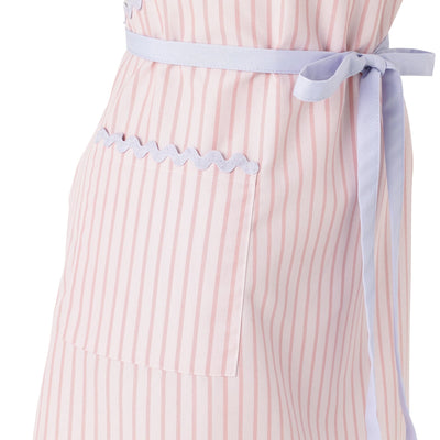 Wave Full Apron Pink