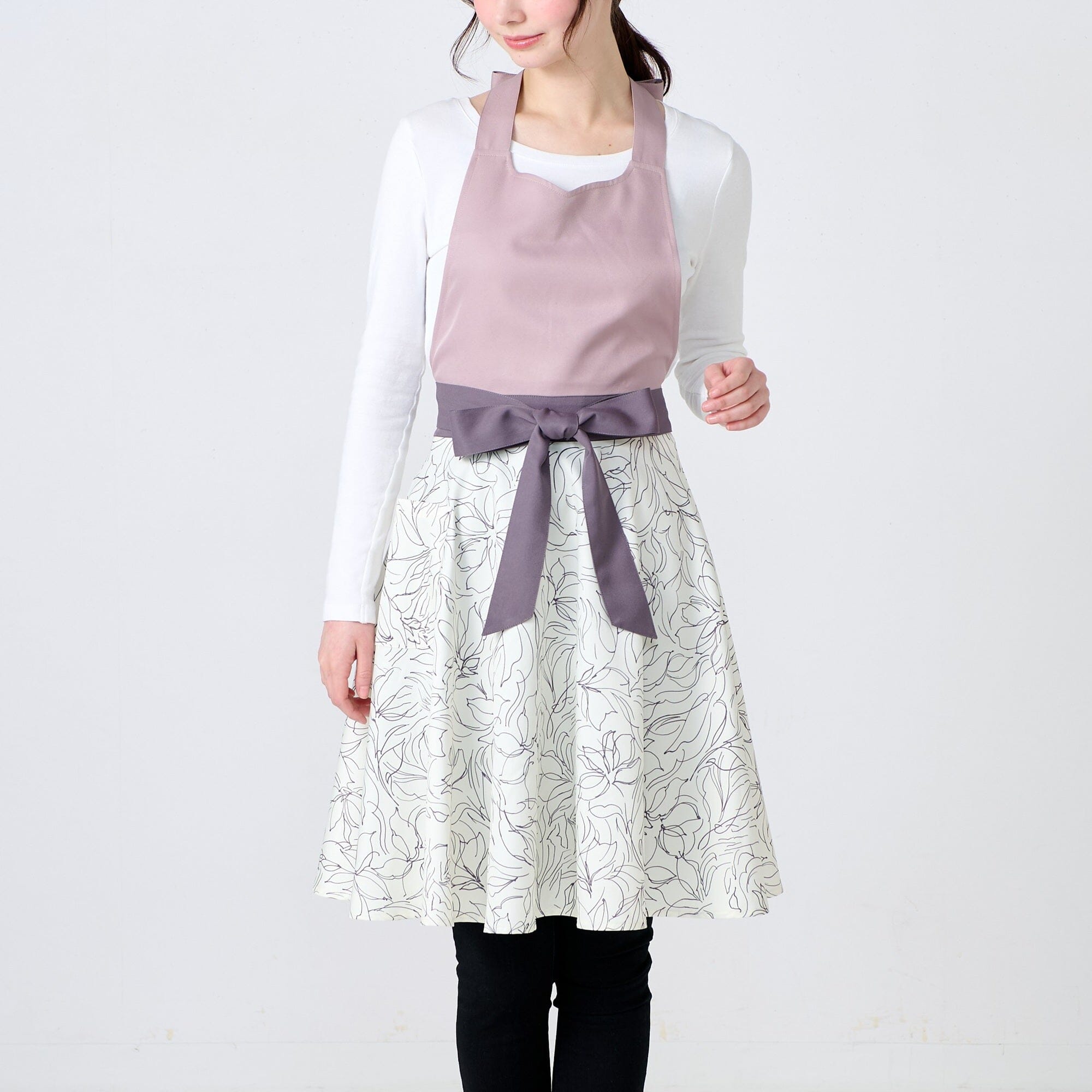 Ligne Full Apron Pink