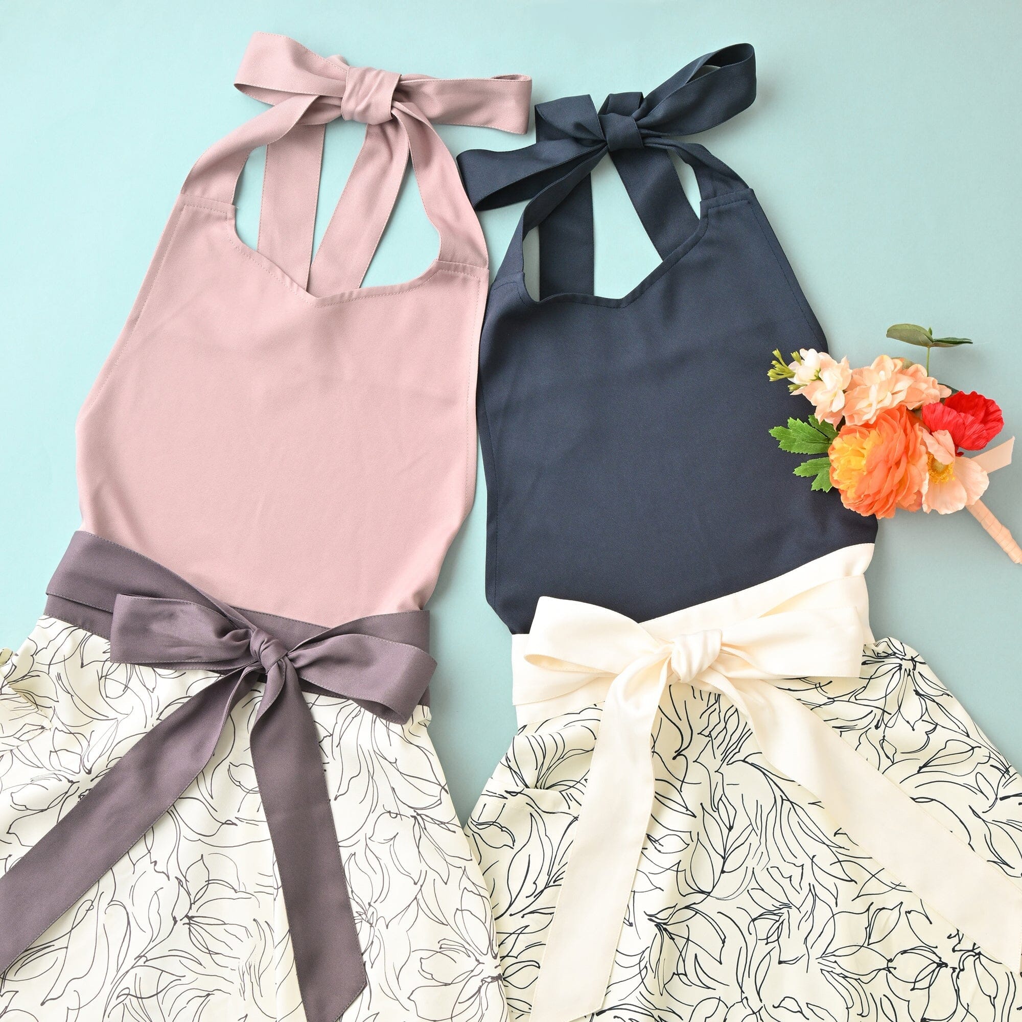Ligne Full Apron Pink