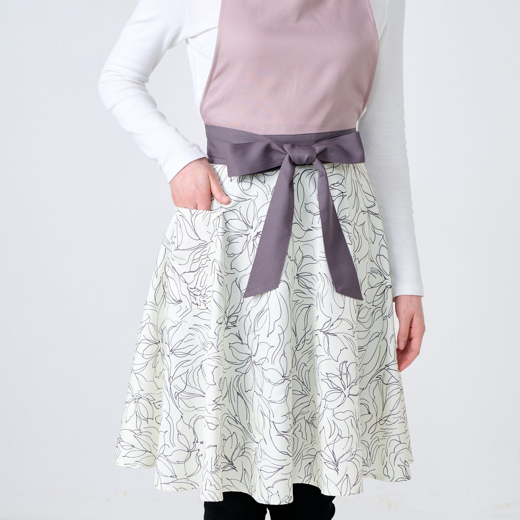 Ligne Full Apron Pink