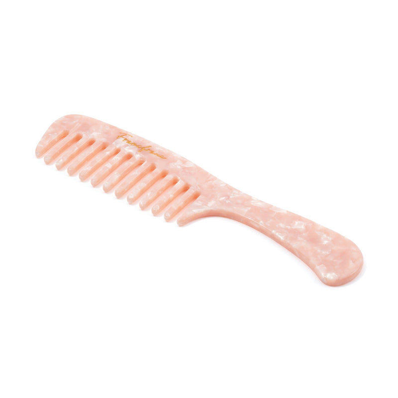 Compact Comb With Pouch M Pink