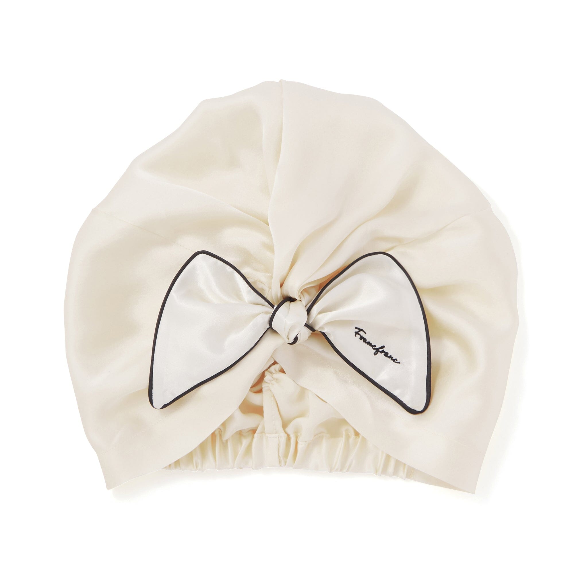 Silk Night Cap Short  Ivory