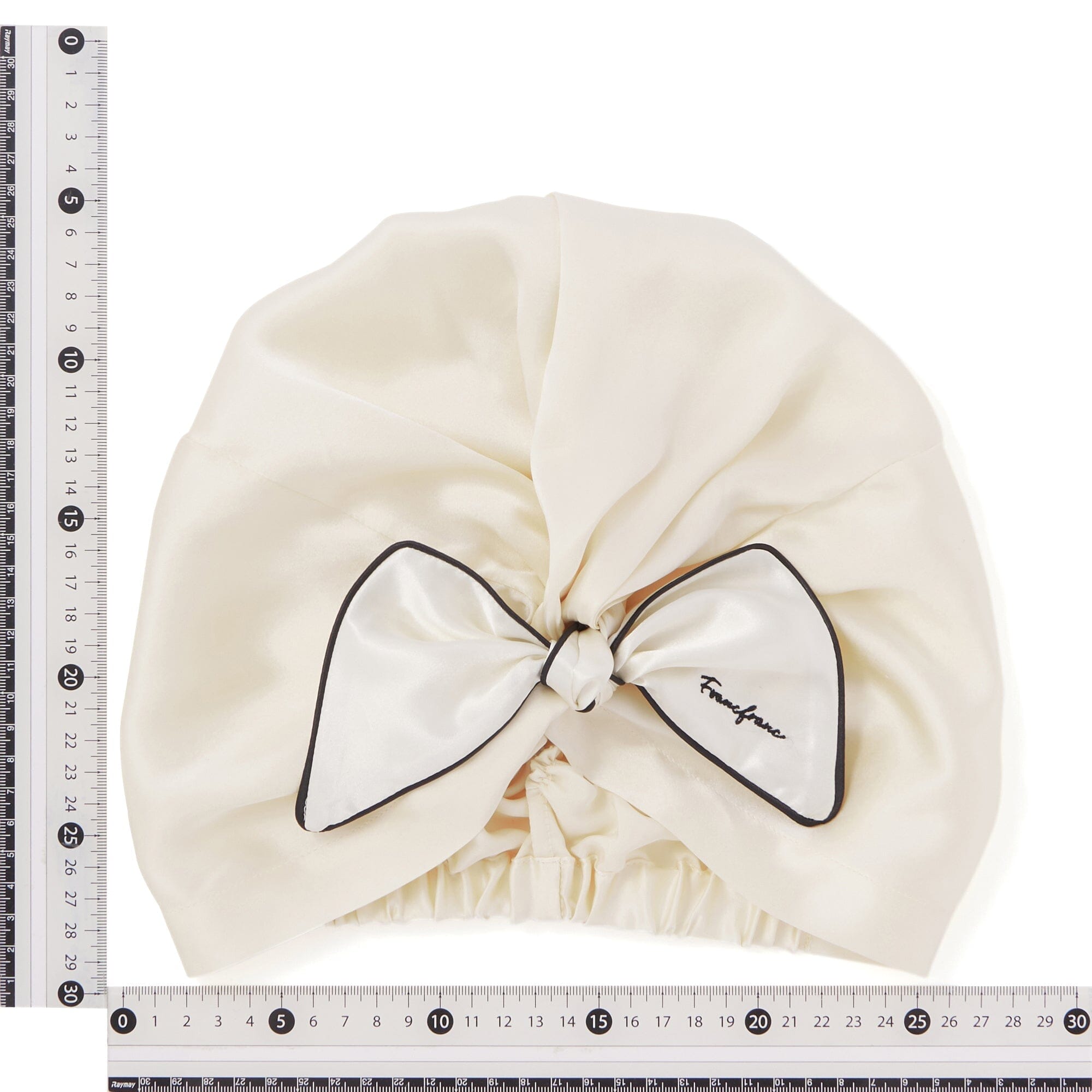 Silk Night Cap Short  Ivory