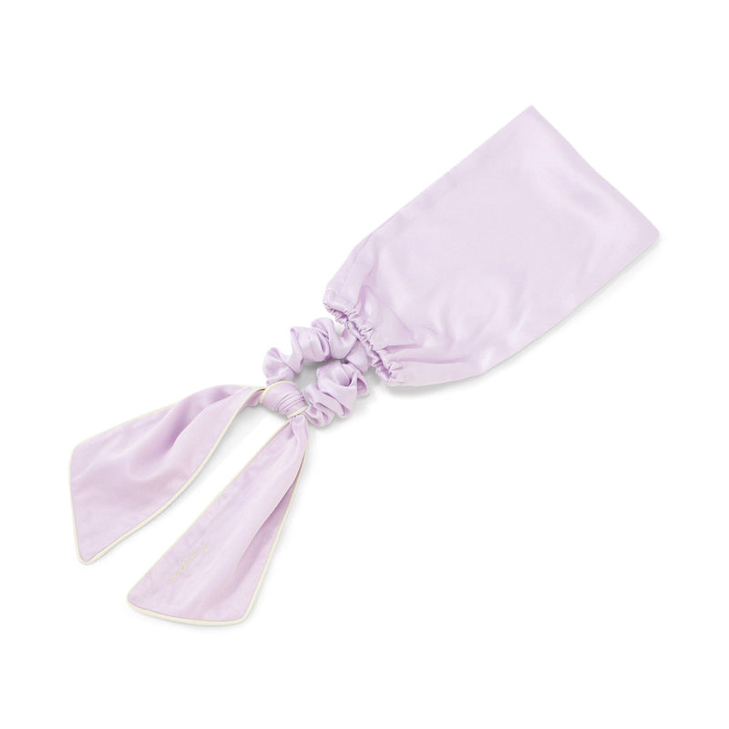 Silk Nightcap Ponytail Purple
