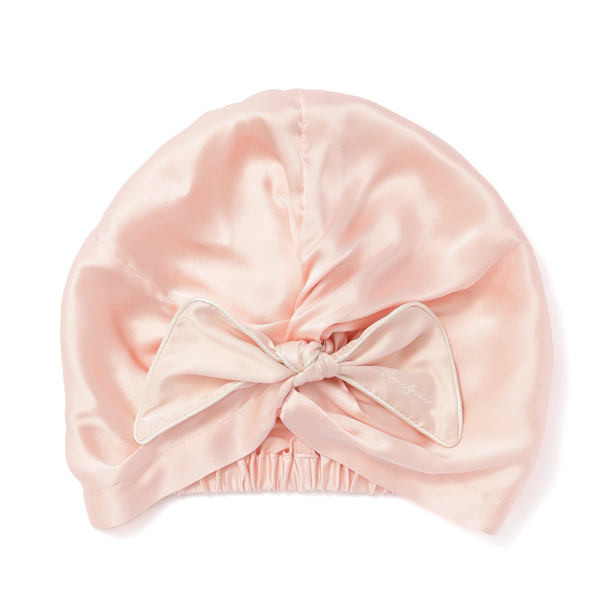 Silk Night Cap Short Light Pink