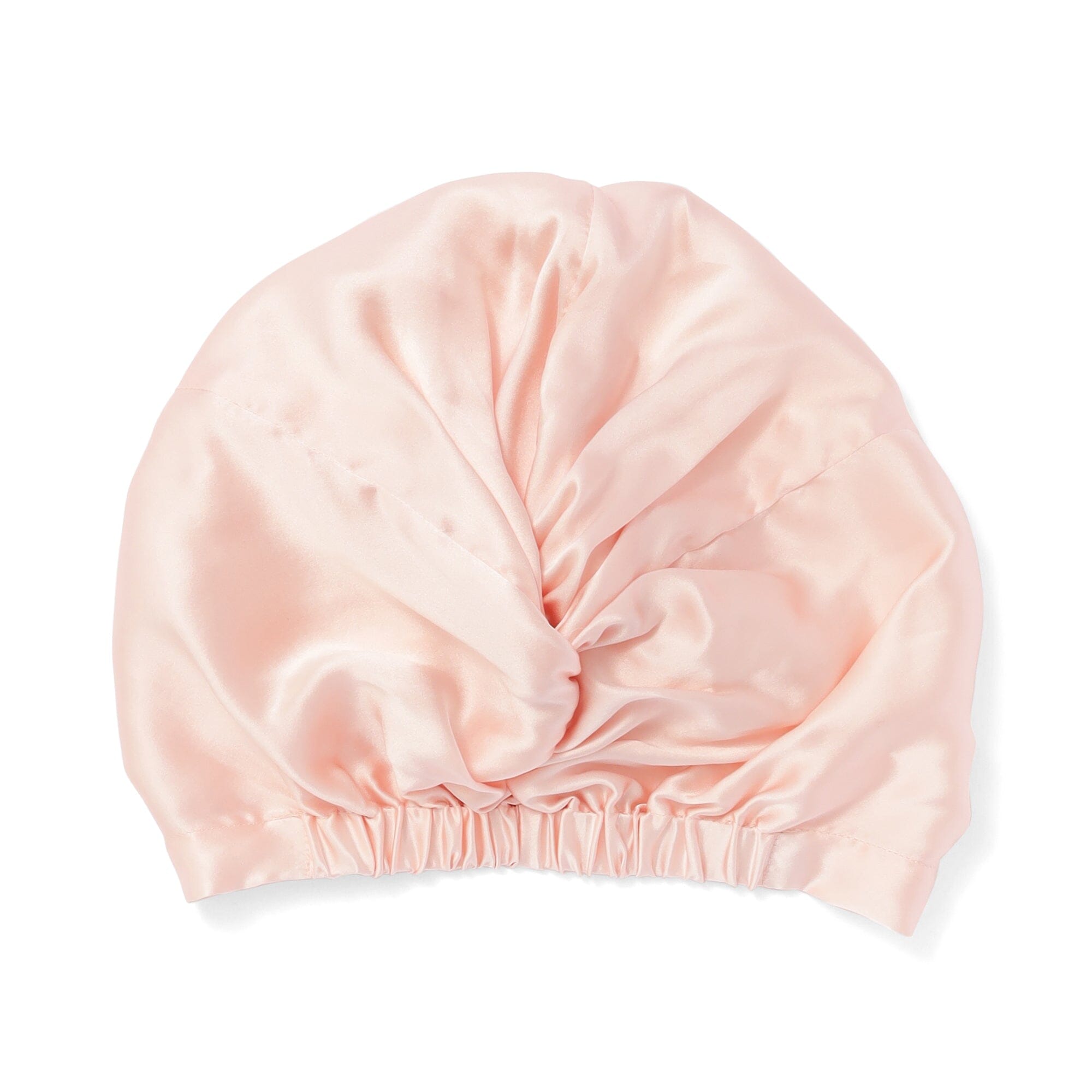 Silk Night Cap Short Light Pink