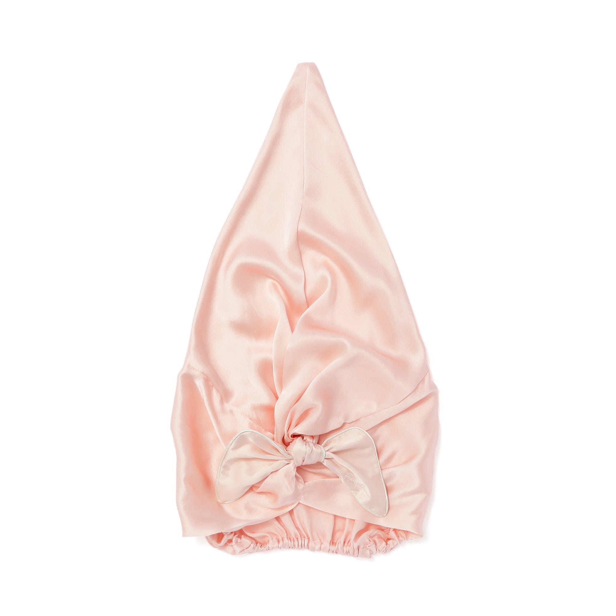 Silk Night Cap Long Light Pink