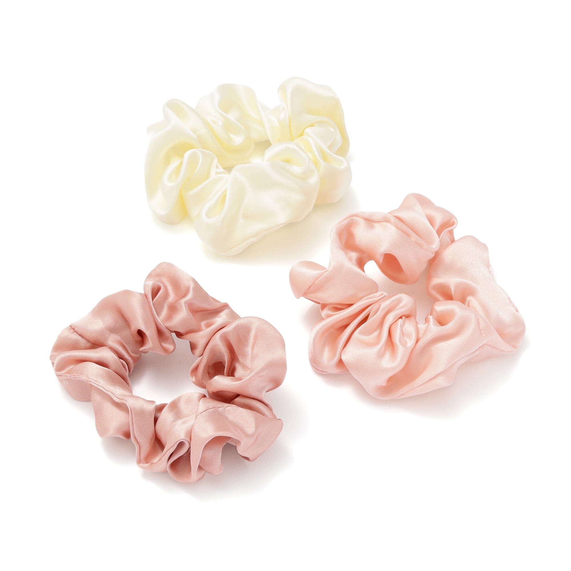 Silk ChouChou Set Of 3 Light Pink